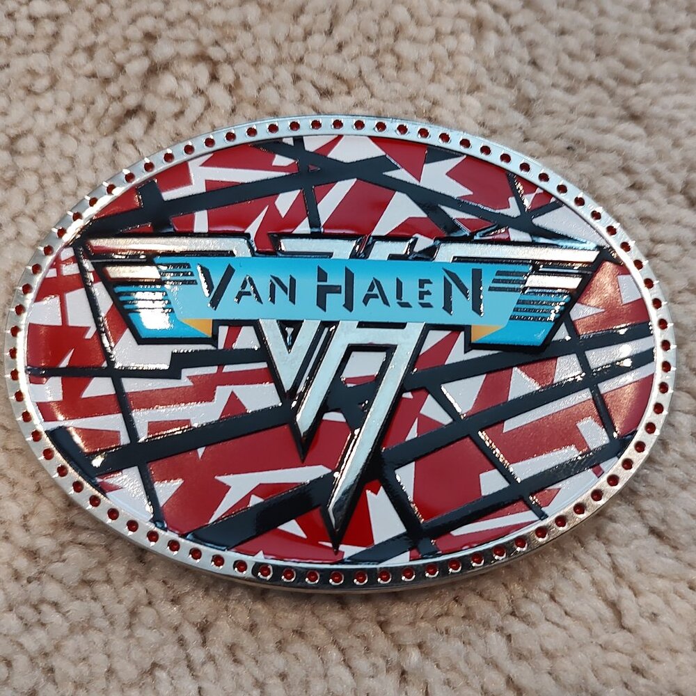 Van Halen Frankenstrat Belt Buckle  NEW